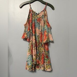 Spense Multicolor Floral Off Shoulder Top with Super Comfy